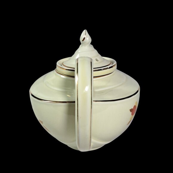 Hall "AUTUMN LEAF" Mary Dunbar Jewel ~ 5 Cup Aladdin Tea Pot w/Infuser - Picture 15 of 16